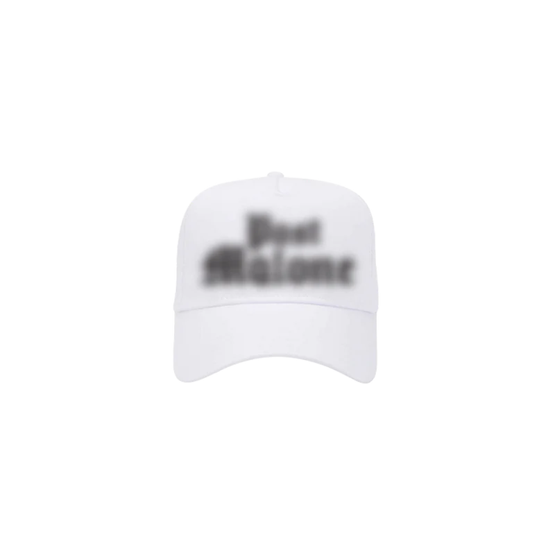White Post Malone merch hat featuring Too Young logo text on front clean streetwear fan apparel official merchandise