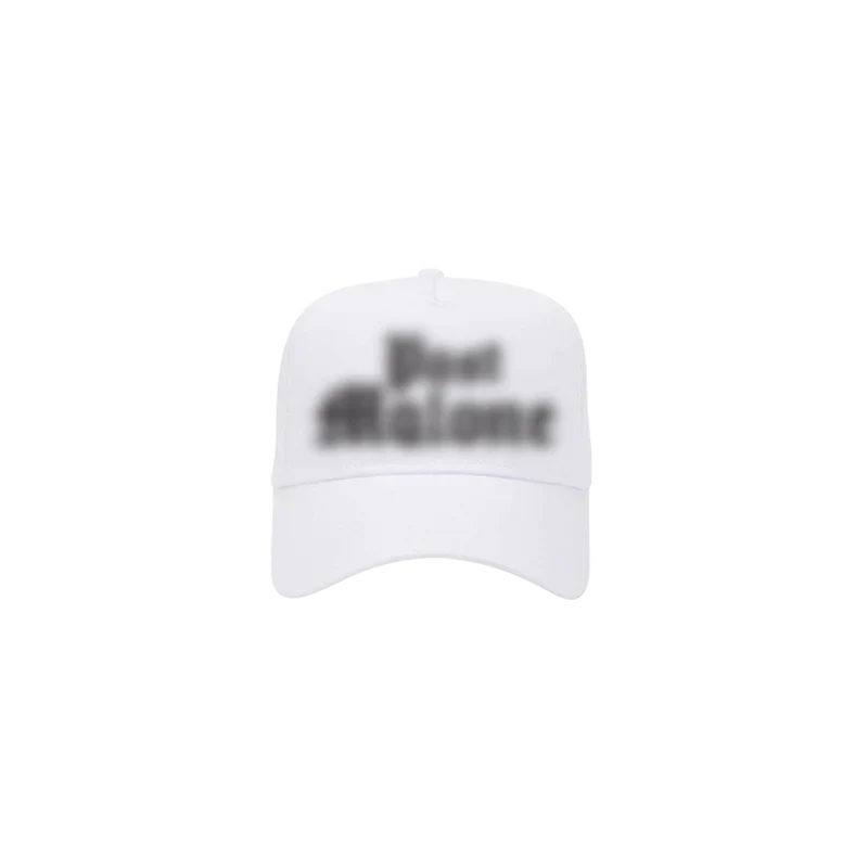 White Post Malone merch hat featuring Too Young logo text on front clean streetwear fan apparel official merchandise