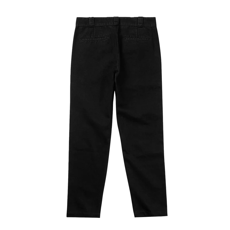 Black Post Malone merch denim pants with clean back design and premium Harley-Davidson inspired streetwear fit.