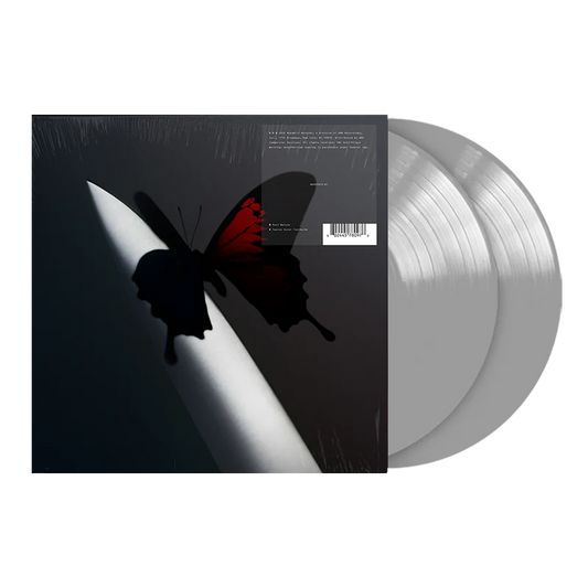 Silver Post Malone merch 2LP Twelve Carat Toothache vinyl with butterfly cover artwork on front collector music merchandise